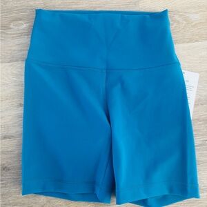 NWT Lululemon Wunder 6” Shorts Hawaiian Blue 4